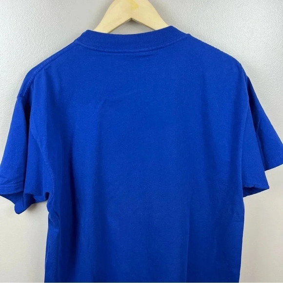 VTG Mickey Unlimited T-shirt Womens Large Blue Embroidered Disney Crewneck - Picture 6 of 7